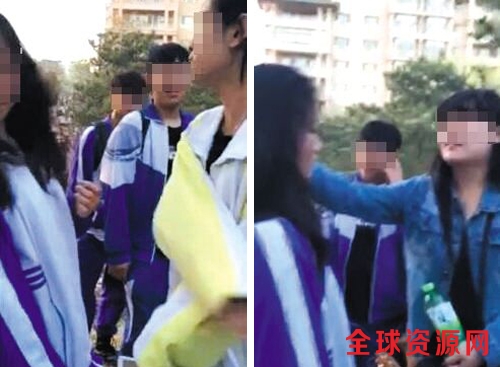 一起校园欺凌事件中，一个女生仅仅因为不小心拍摄到了另一名女生，便被围殴、戏谑、扇耳光