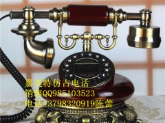 高温陶瓷电话、精品电话、仿古电话、欧式电话机实木款式图1
