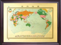 供应铜板地图 中国和世界 可订做地图图1