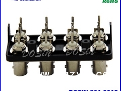 BNC2*4双排4联8路视频光端机连接器多孔BNC视频连接头图3