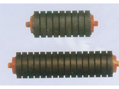 缓冲托辊梳型托辊及胶圈隔离套轴承座密封等配件厂家图1