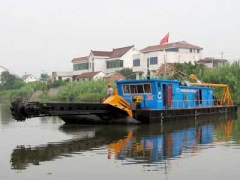 小型柴油河道用绞吸式挖泥机图1