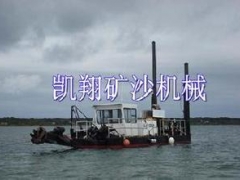 小型柴油机式湖泊挖沙清淤机械图1