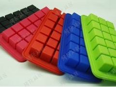 义乌 方形硅胶冰格 食品级方块硅胶冰格 正方形制冰盒图1