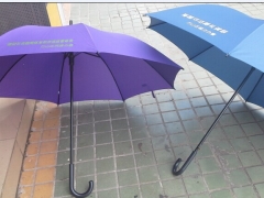 雨伞厂家珠海高品质订做LOGO23寸双骨直杆广告伞防紫外线图1