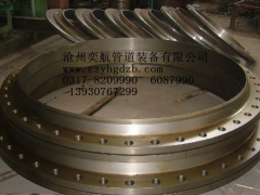 河北沧州定做大口径对焊法兰大型带颈对焊法兰奕航生产合金钢法兰图1