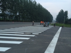 山西太原停车场划线|太原道路划线|太原热熔划线|太原冷喷标线图1