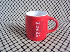 厂家供应康师傅广告杯 陶瓷礼品杯子水杯 可印logo图1
