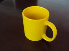 厂家供应陶瓷杯色釉马克杯定制logo 实用广告促销礼品杯子图1