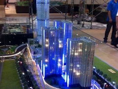 重庆建筑模型制作-金雕沙盘建筑模型图1