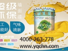 罗山涂料品牌乳胶漆代理加盟友情漆图1