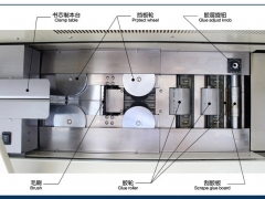 【宾德】自动铜版纸胶装机600T图2