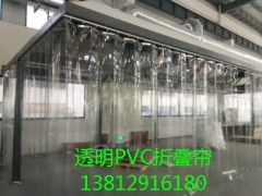 PVC折叠围帘、折叠式软门帘图2