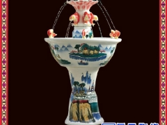 景德镇室内陶瓷喷泉 装饰品陶瓷喷泉 音乐喷泉订做图1