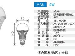 泉州哪里有供应高质量的球泡灯 LED球泡灯供货商图1