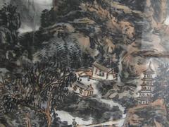 《文苑阁画廊》专卖：龙瑞山水画,叶烂花鸟花画,朱新建山水画图1