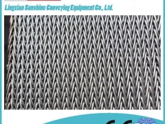 耐高温人字形网带 重叠式网带  双旋网带生产厂家 阳光图1