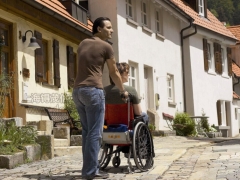 全国销售德国进口可折叠电动轮椅 V-max图1