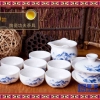 手工青花瓷茶具   定制花卉茶具   礼品陶瓷茶具