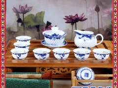 经典高档商务陶瓷茶具 生产礼品茶具 精美手工茶具价格图1