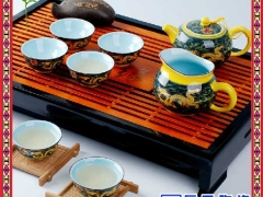 经典高档商务陶瓷茶具 生产礼品茶具 精美手工茶具价格图3