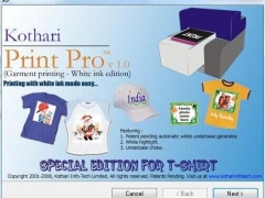 PrintPRO印度白墨T恤打印系统图1