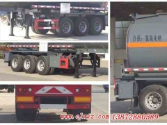 CLW9400GFWA型腐蚀性物品罐式运输半挂车13872880589厂家直销价格优惠图2