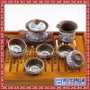 中式精美别致茶具套装 生产礼品手绘茶具  高档陶瓷茶具