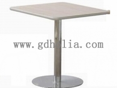 分体式独立餐桌台，不锈钢餐桌椅，防火板，广东餐厅家具厂家定做图1