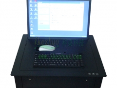 箱体式翻转器电脑桌 液晶屏电动翻转器图2