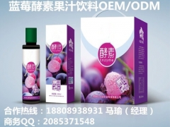 蓝莓酵素果汁饮料OEM30-50ml/瓶贴牌代加工生产基地图2