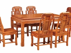 东阳红木家具餐桌红木批发价图2