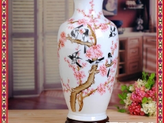 陶瓷花瓶小花瓶定做 景德镇陶瓷花瓶生产 定做花瓶厂家图1