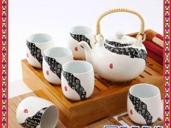 陶瓷手绘茶具  茶具套装定做厂家图2