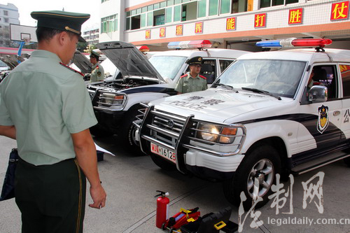 全球報道:廣東茂名邊防支隊:軍車年審保安全