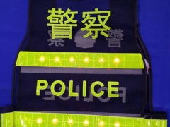 警用led背心，反光背心，交通安全背心厂家批发图2