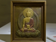 佛教 石材雕刻画产品 特色石材精雕画 礼品画图1