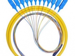 电信级12芯束状尾纤SC UPC单模束状长1.2米可订做ST图1