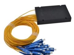 1分16PLC盒式光分路器单模1分16平面波导型 SC电信级图1