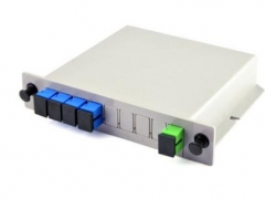 1分8插片式分光器全新电信级SC接口PLC插卡式分路器图2