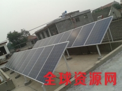 洛阳家用太阳能光伏发电系统-弘太阳2千瓦屋顶并网发电图2