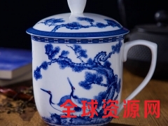 上海定做陶瓷成本价格，高档会议陶瓷杯，开业礼品陶瓷杯图2