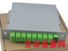 光纤分路器插片式1分8光分路器SC APC图1