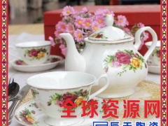 欧式骨瓷咖啡杯套装下午茶茶具陶瓷英式红茶杯碟家用图1