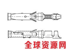 AMP连接器 - 电源端子163083-8图1