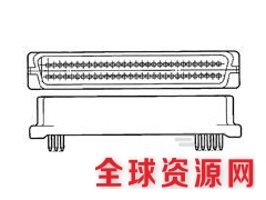 AMP连接器 - PCB 安装连接器6-5174216-4图1