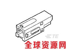 AMP连接器 - 矩形电源连接器53894-6图1