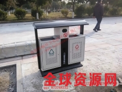 重庆仁贤镇可回收垃圾桶厂家直供 带锁垃圾桶 带烟灰缸垃圾箱图2