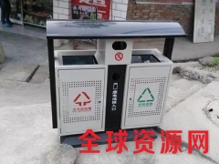 重庆茨竹镇不可回收垃圾桶厂家直供 带锁果皮箱 免费设计垃圾桶图3