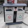 重庆垃圾桶厂家直供带烟灰缸垃圾桶 多功能垃圾桶 行业领先